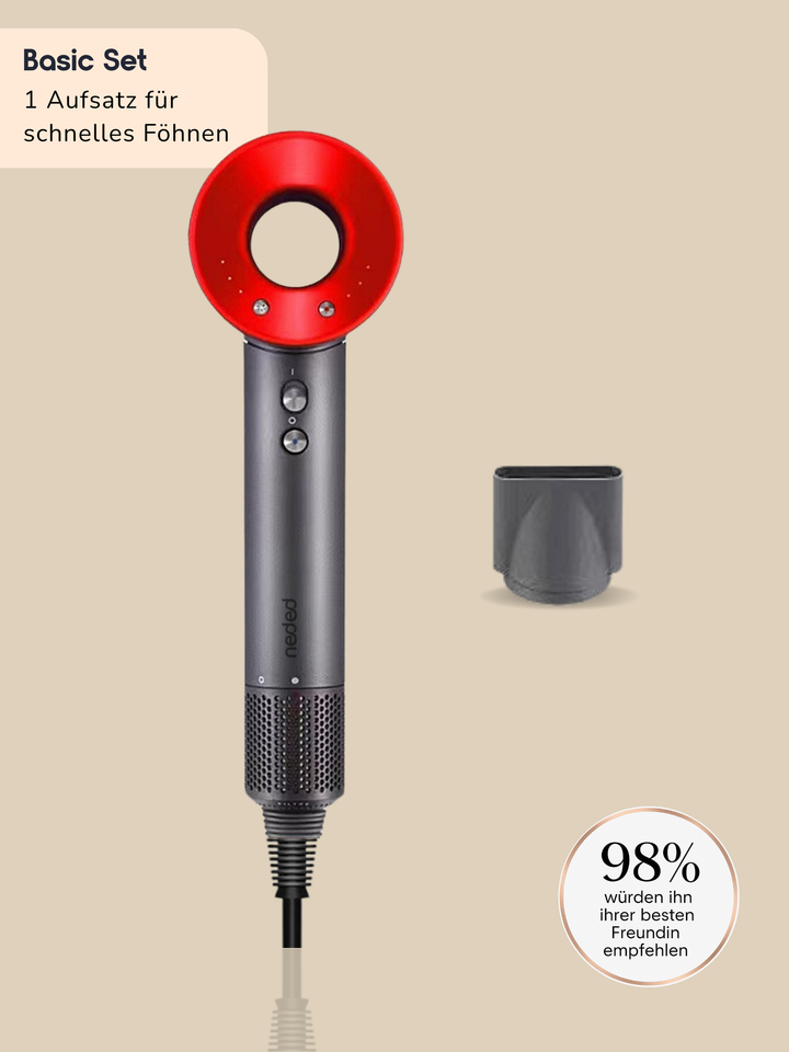 Neded Magnetic Pro Haartrockner - mit verschiedenen Aufsätzen