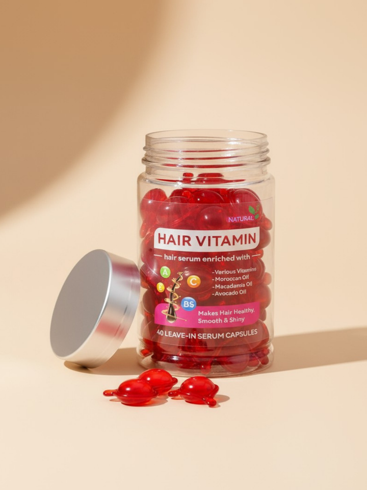 Vitamin Leave-In Serum für die Haare – 40 Kapseln