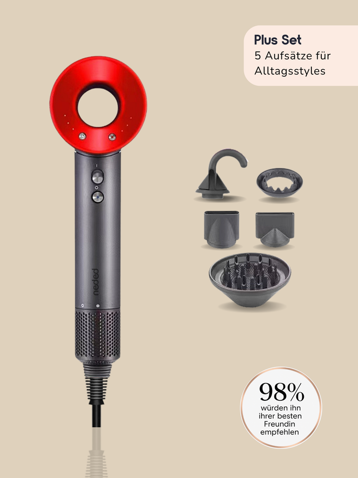 Neded Magnetic Hair Dryer – Plus Set