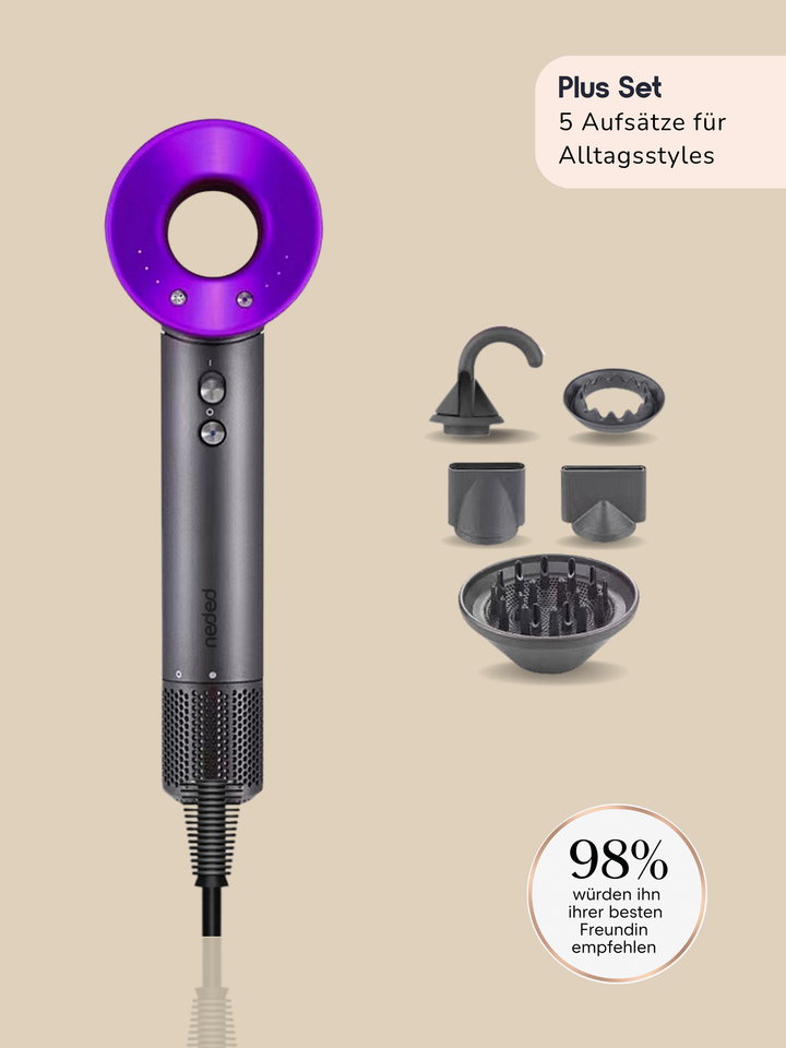 Neded Magnetic Hair Dryer – Plus Set