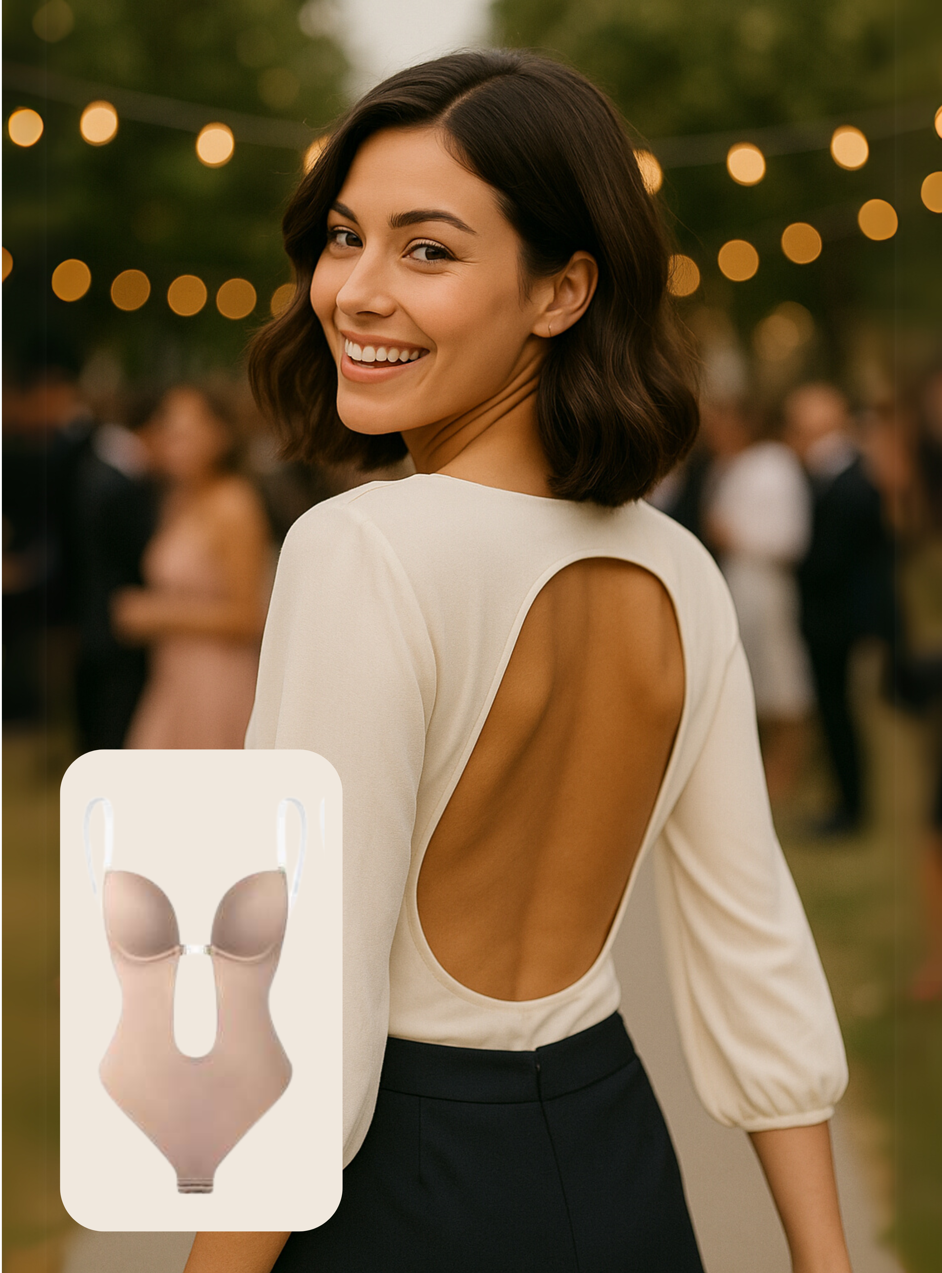 Nahtloser Shapewear BH - Rückenfrei