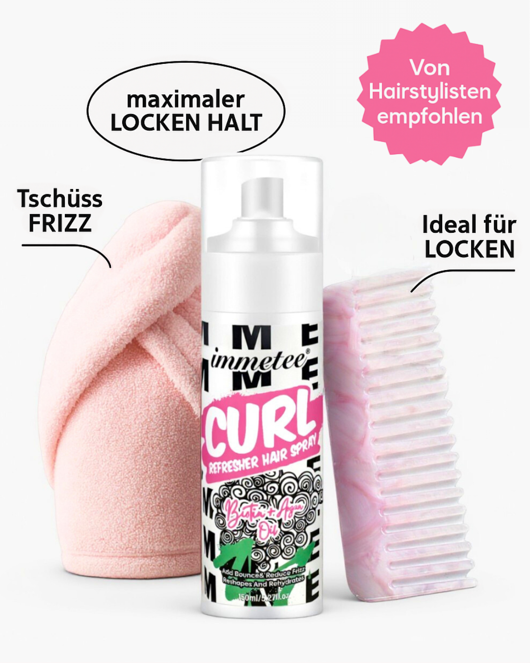 Maximaler Lockenhalt & Glanz