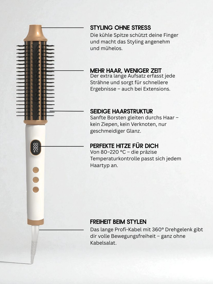 Rundbürstenföhn für Volumen & Styling
