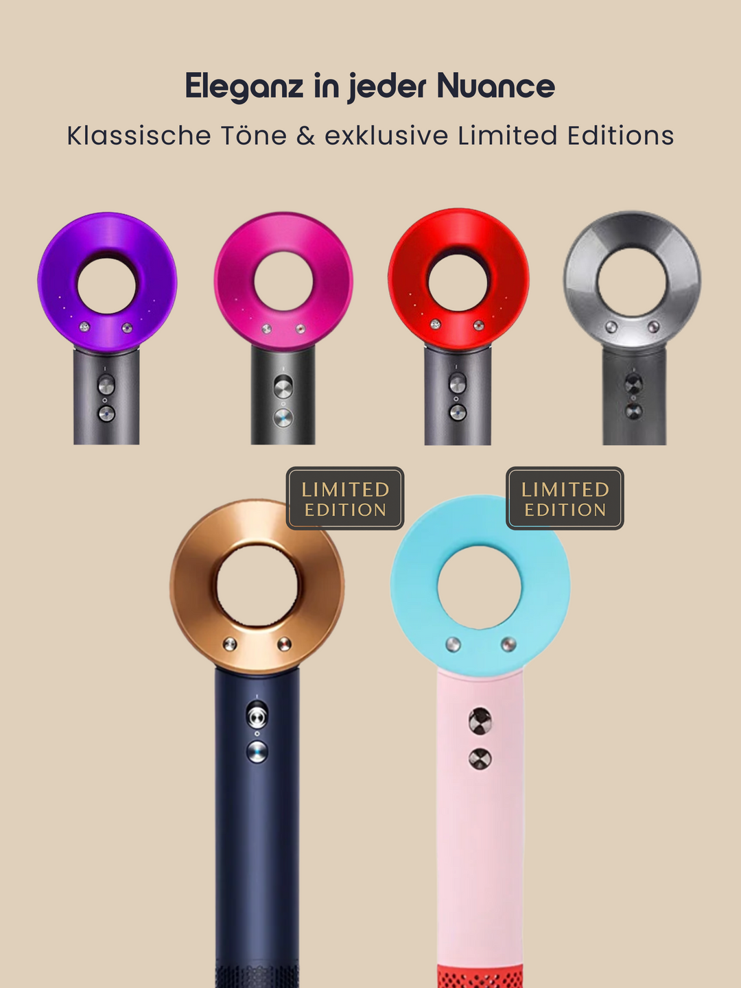 Neded Magnetic Hair Dryer – Plus Set