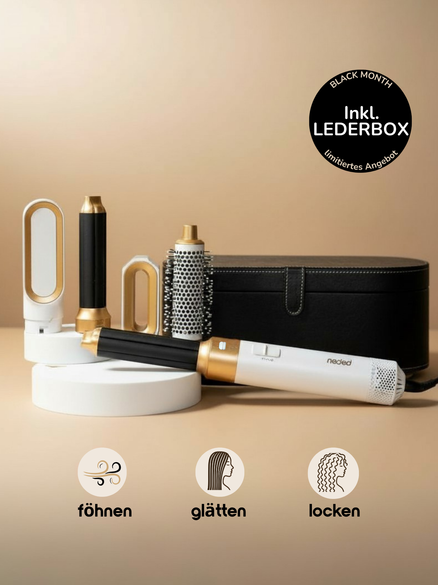 All in One HairStyler + Gratis Lederbox