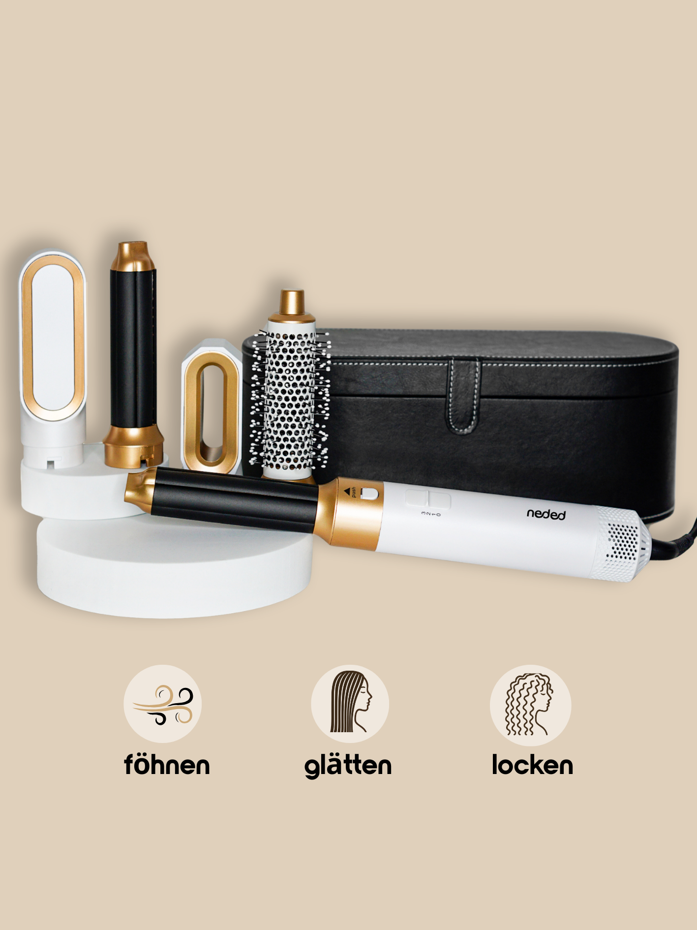 All in One HairStyler + Gratis Lederbox