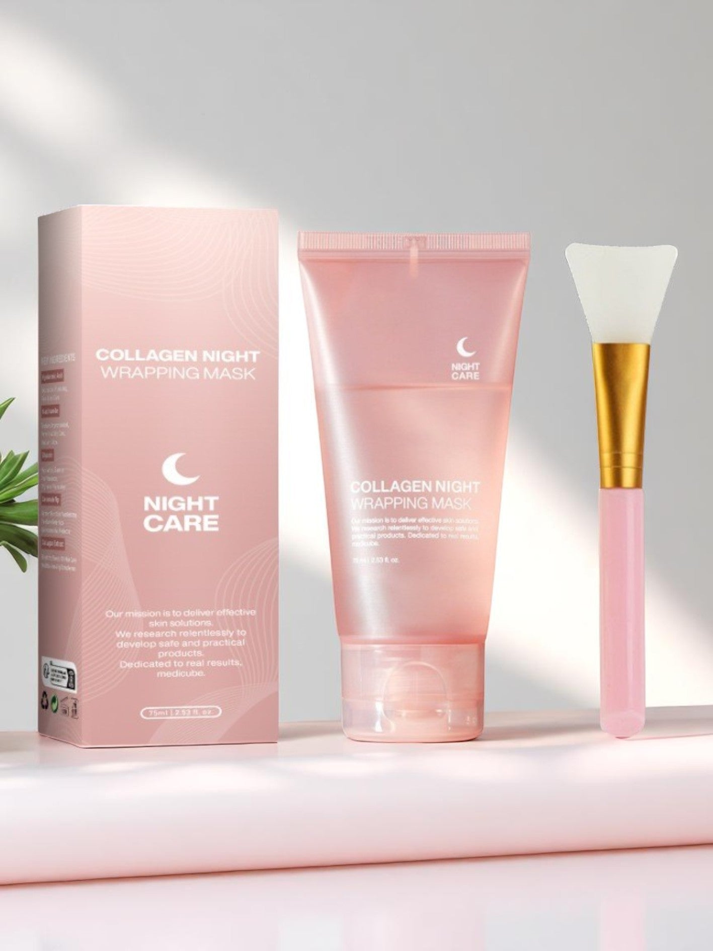 Collagen Nachtmaske – Glättende Pflege über Nacht