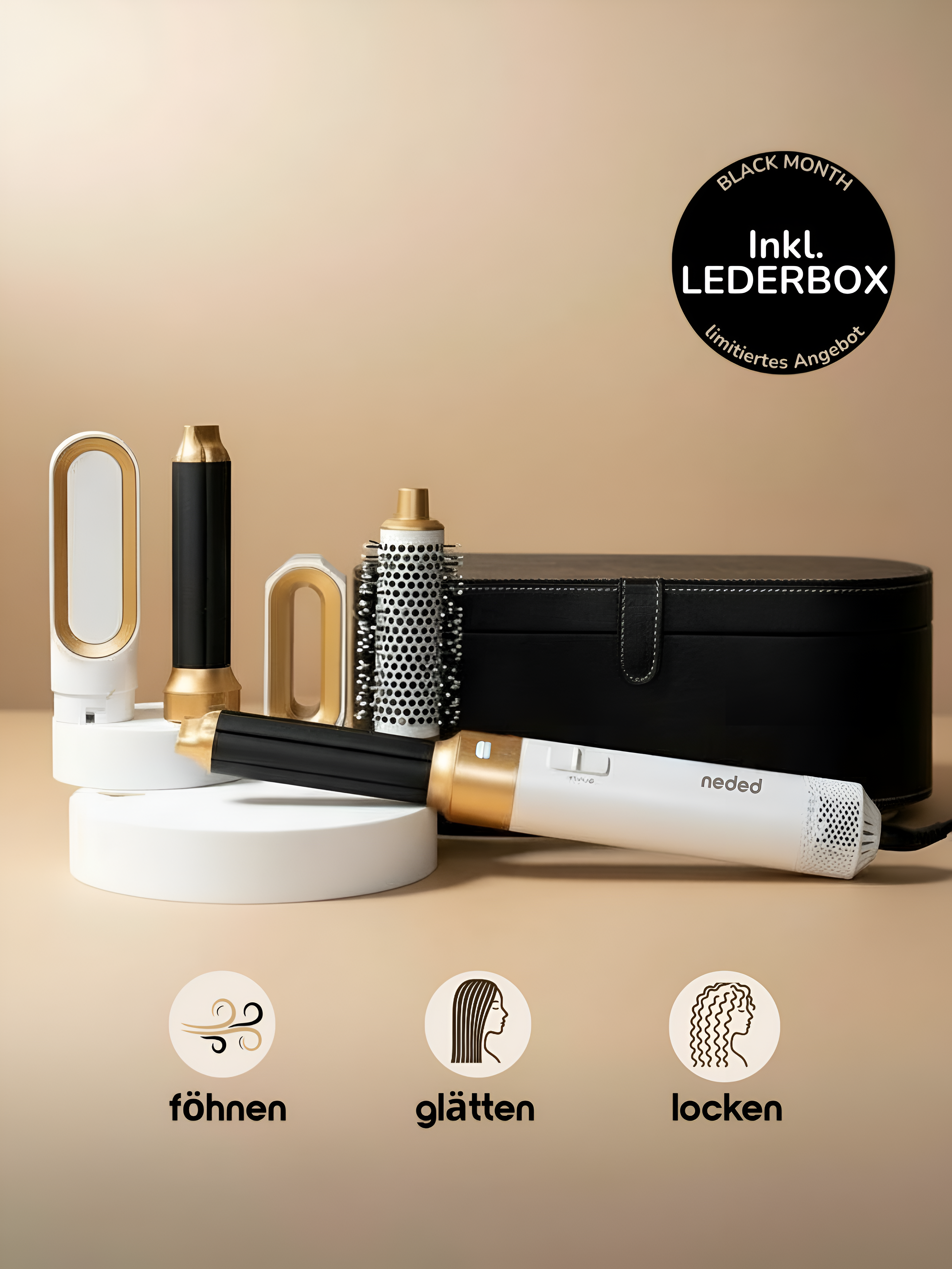 All in One HairStyler + Gratis Lederbox